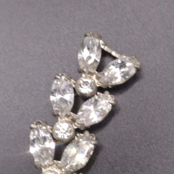 Vintage Rhinestone Bracelet 7 1/2'' - Picture 2 of 5